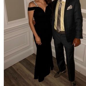 Floor Length Black Dress